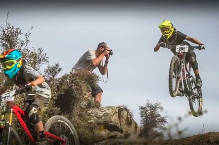 Taane shredding up NZ downhill & enduro