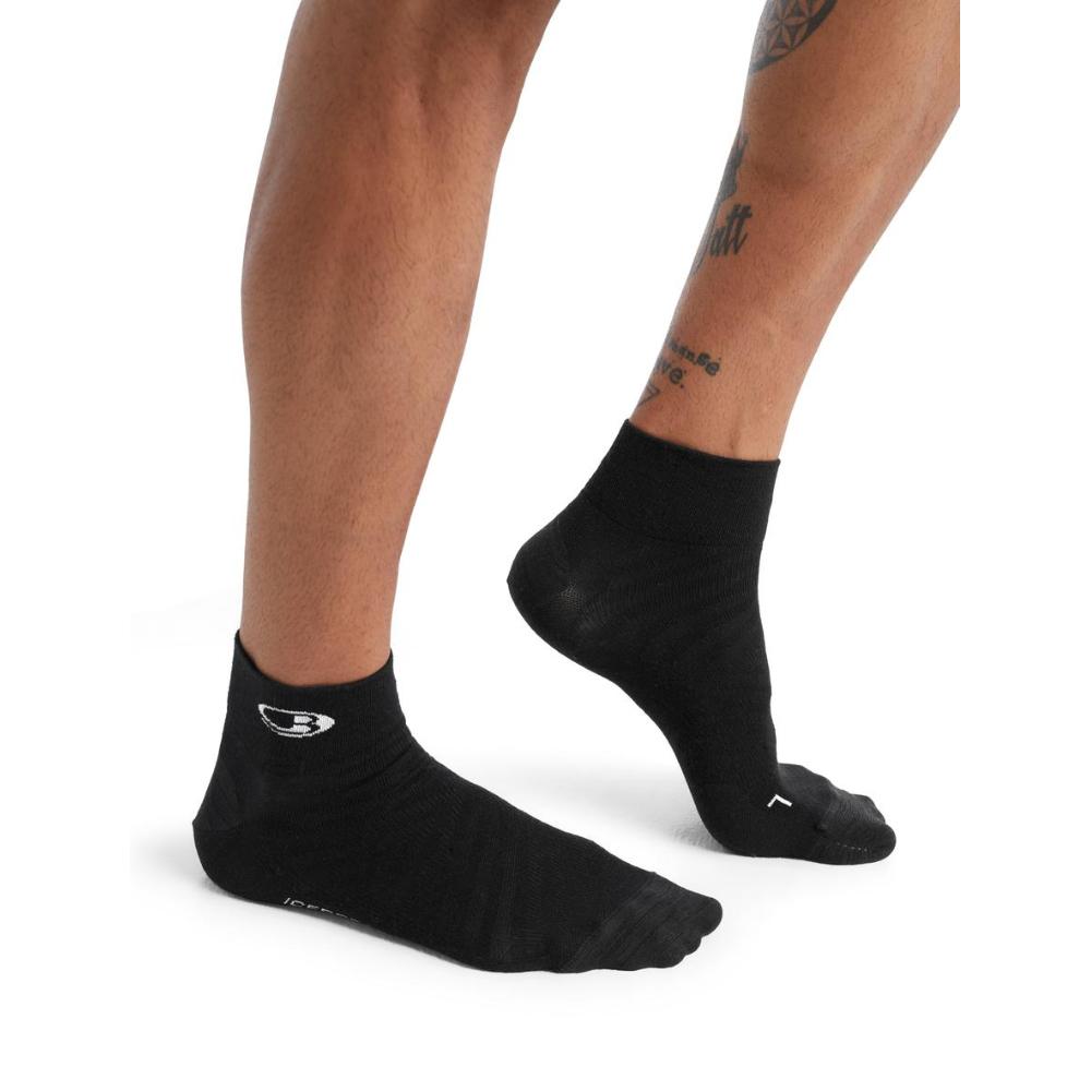 Icebreaker Mens Run+ Ultralight Mini Socks