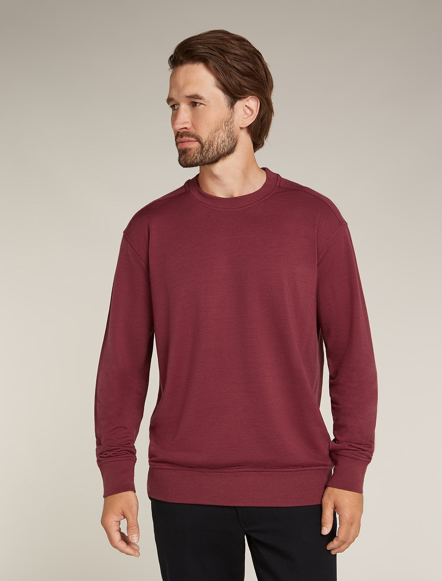 Icebreaker Mens Merino Blend 200 Shifter Long Sleeve Sweatshirt