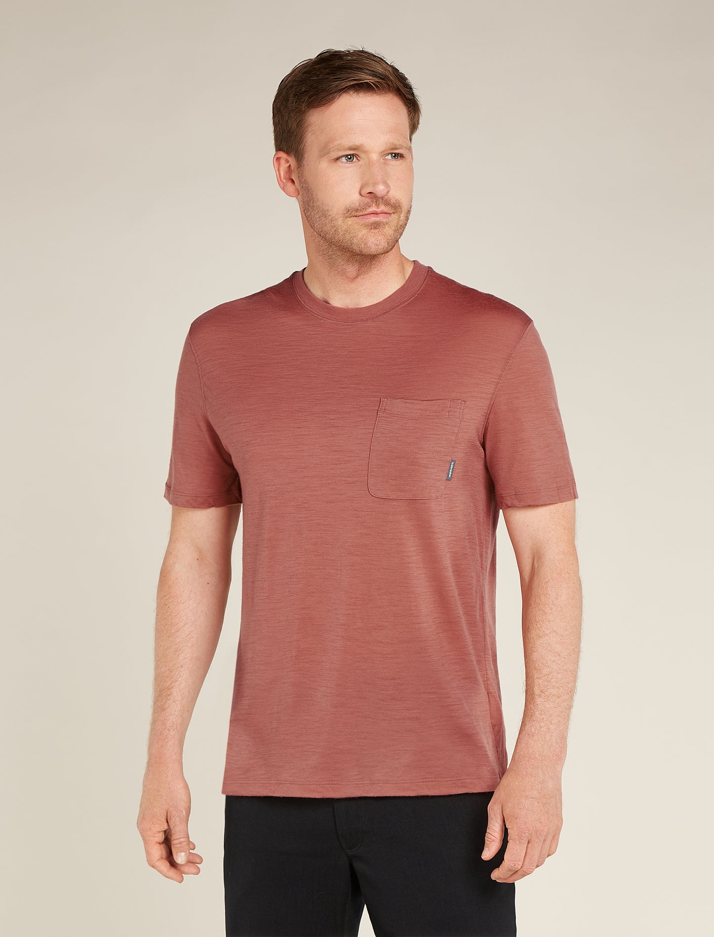 Icebreaker Mens 150 Tech Lite Short Sleeve Relaxed Pocket Tee