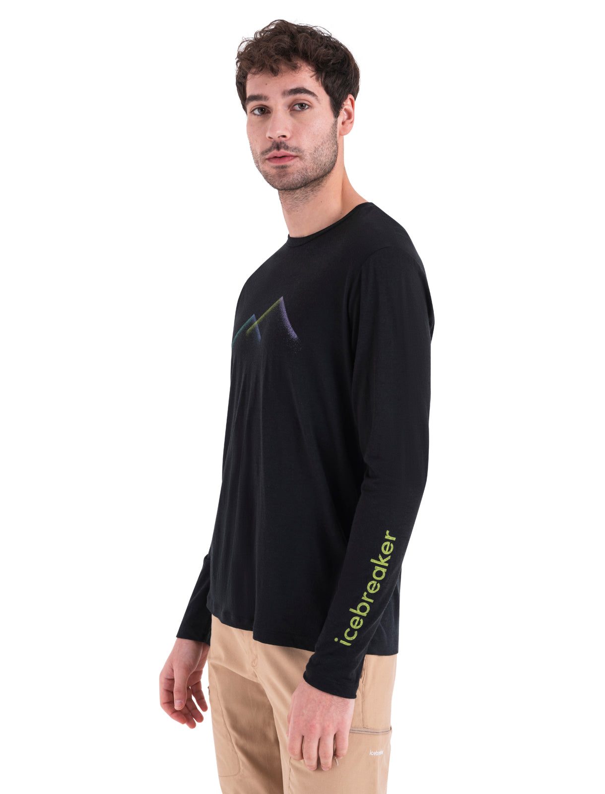 Icebreaker Mens 150 Tech Lite III Long Sleeve Tee Peak Glow