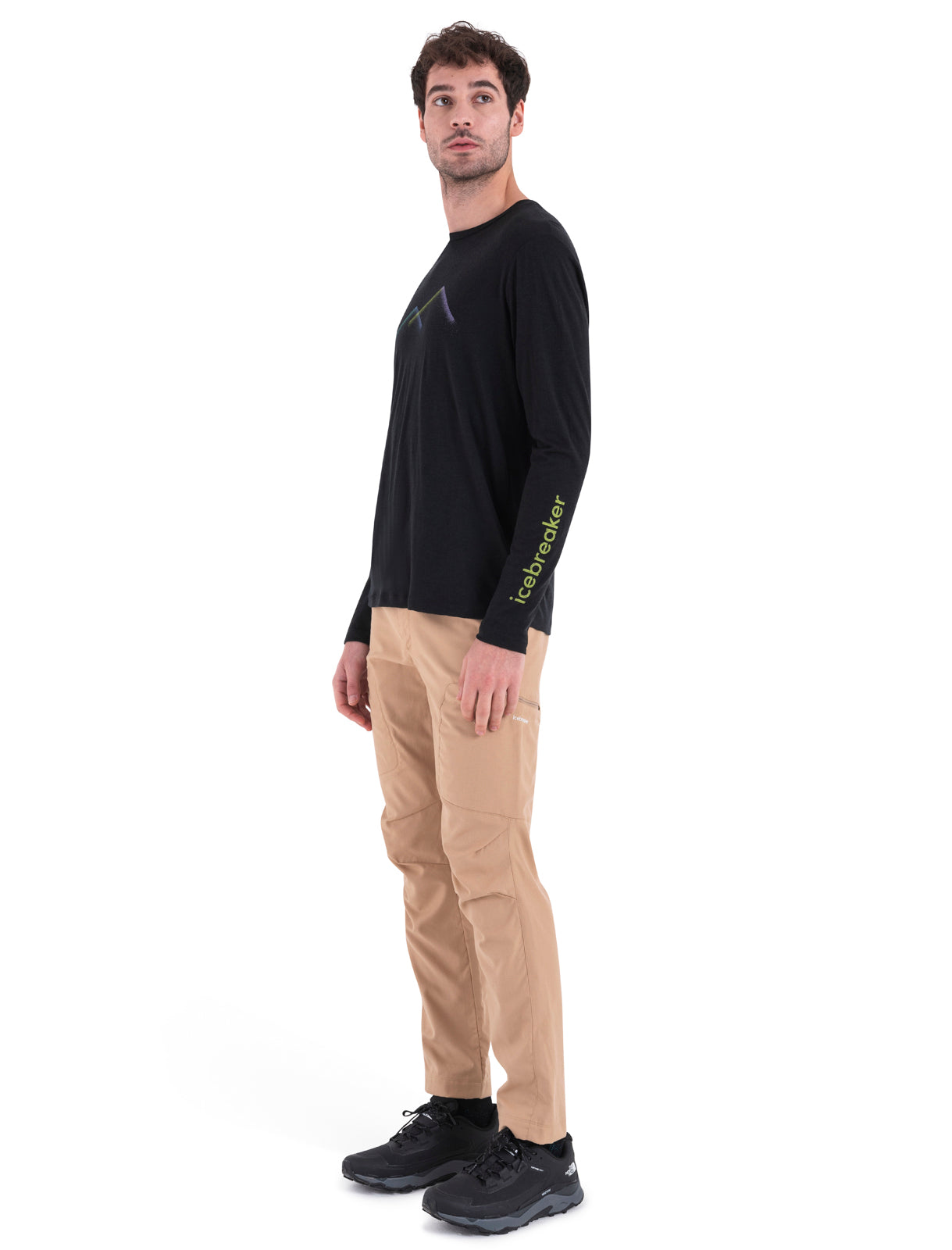 Icebreaker Mens 150 Tech Lite III Long Sleeve Tee Peak Glow