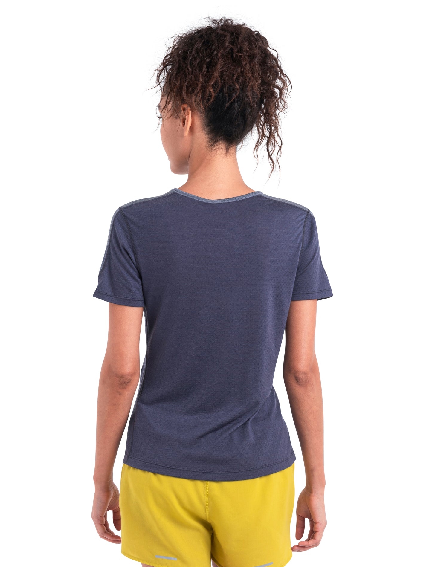 Icebreaker Womens 125 ZoneKnit Energy Wind Short Sleeve Tee