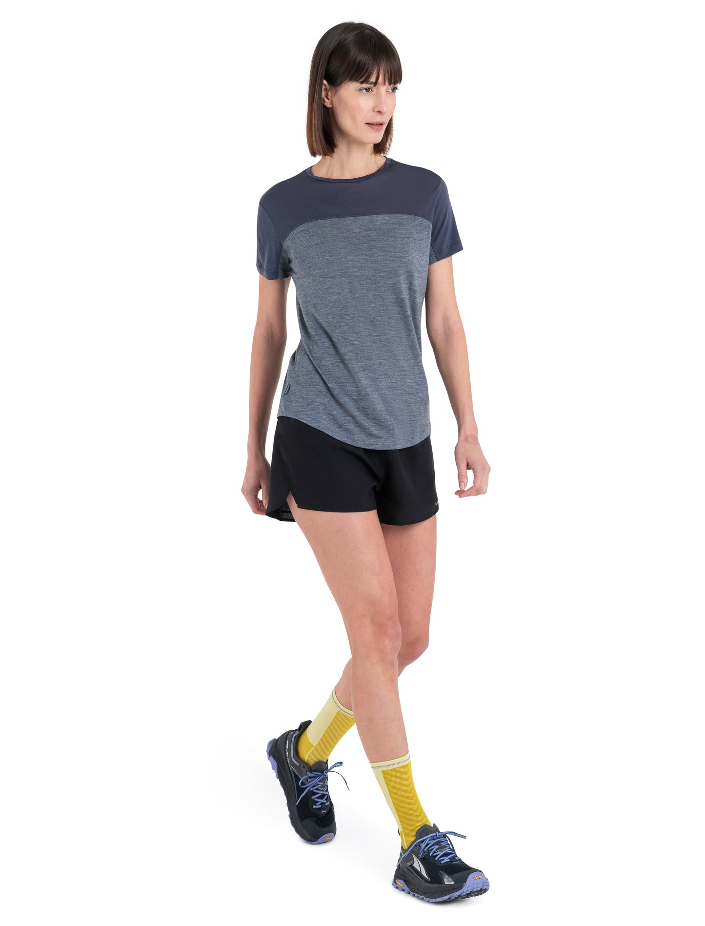 Icebreaker Womens 125 Cool-Lite Sphere III SS Tee Colour Block