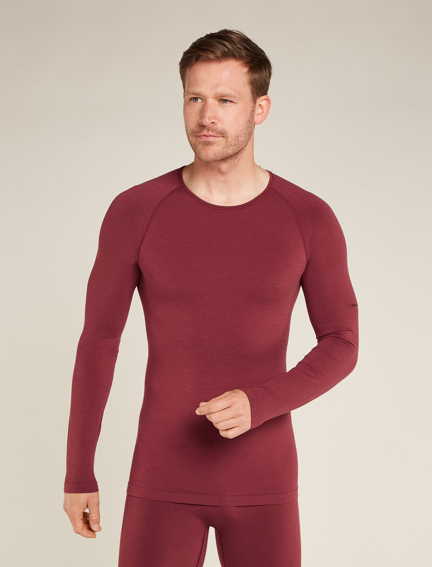 Icebreaker Mens 260 ZoneKnit Seamless Long Sleeve Crewe