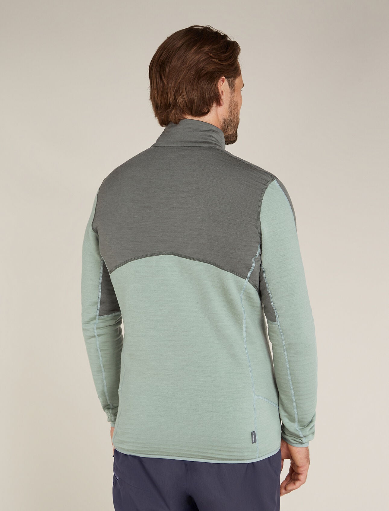 Icebreaker Mens 400 RealFleece Descender Long Sleeve Zip