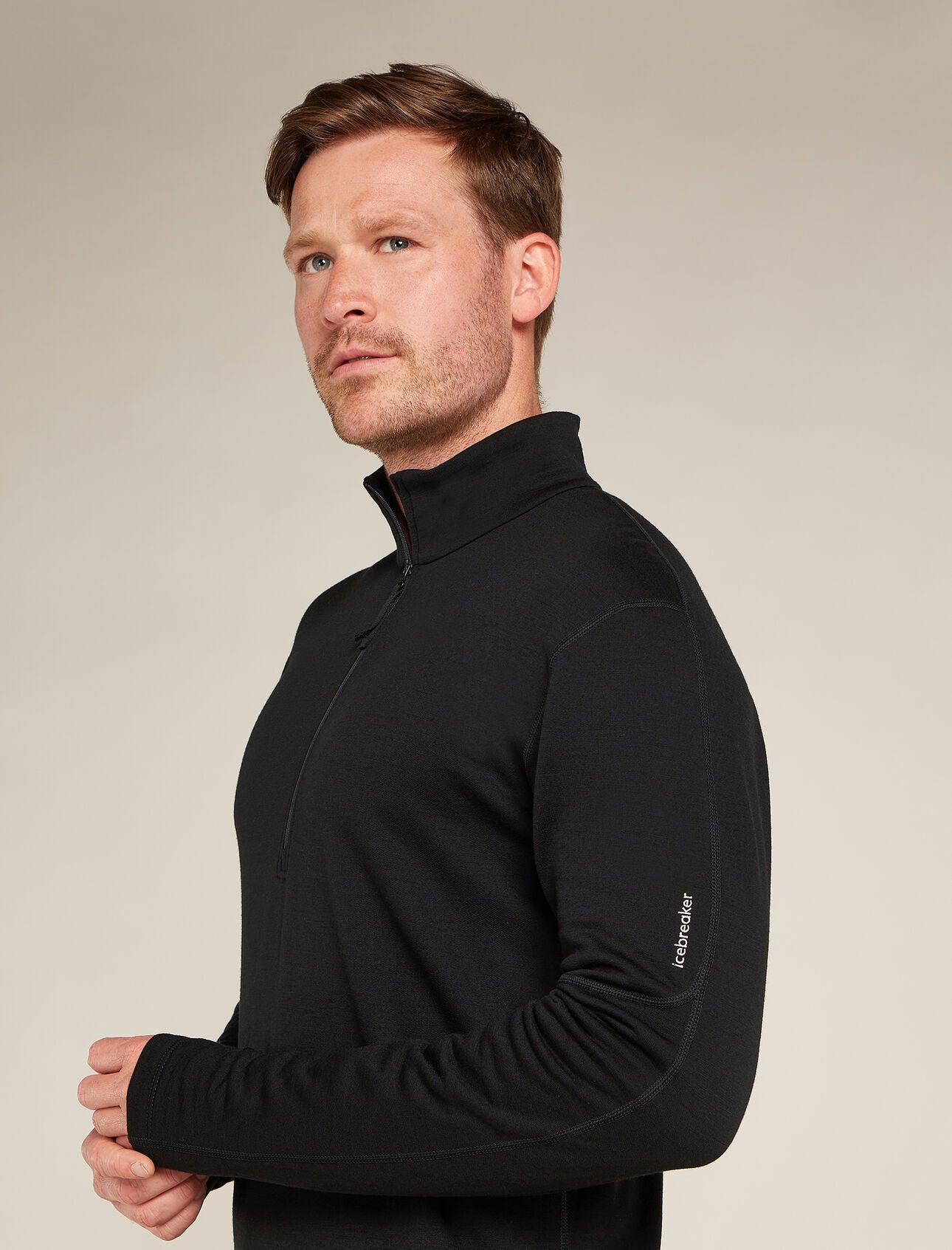 Icebreaker Mens 360 RealFleece Elemental Long Sleeve Half Zip