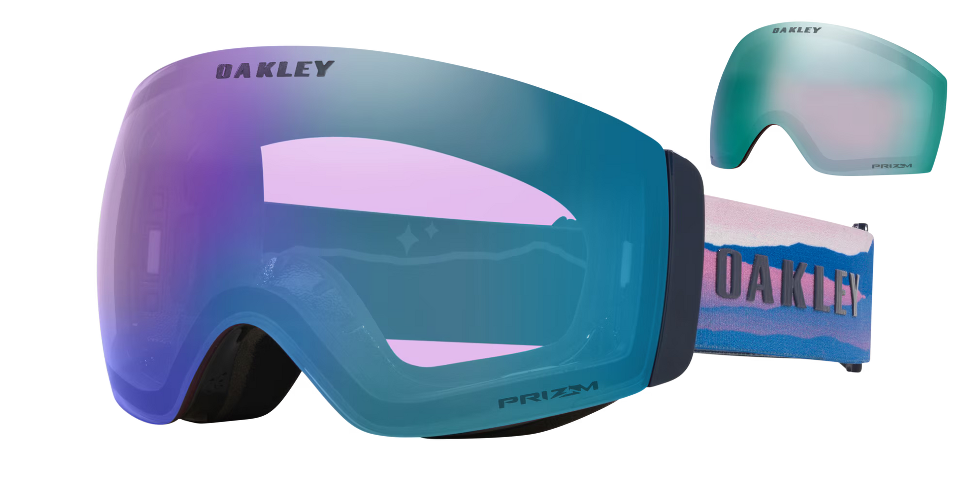 Oakley Flight Deck Pro M Goggles Prizm Sapphire Prizm Iced Mikaela Sig