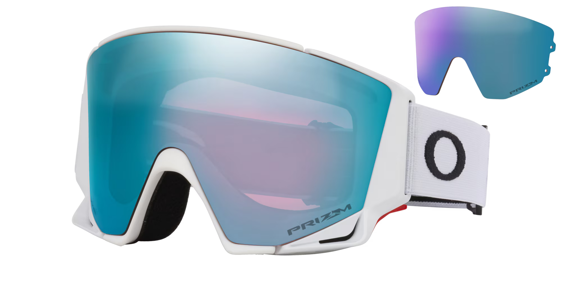 Oakley Flow Scape M Goggles Prizm Sapphire Prizm Iced Matte White