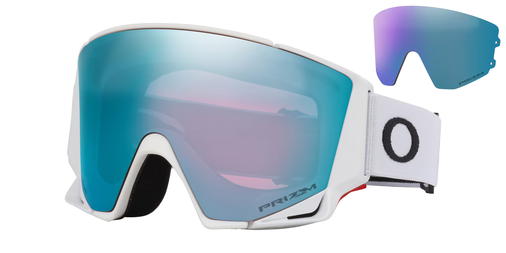 Oakley Flow Scape M Goggles Prizm Sapphire Prizm Iced Matte White