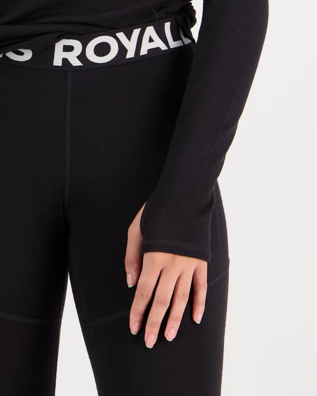 Mons Royale Womens Olympus Merino Base Layer 1/2 Zip Long Sleeve