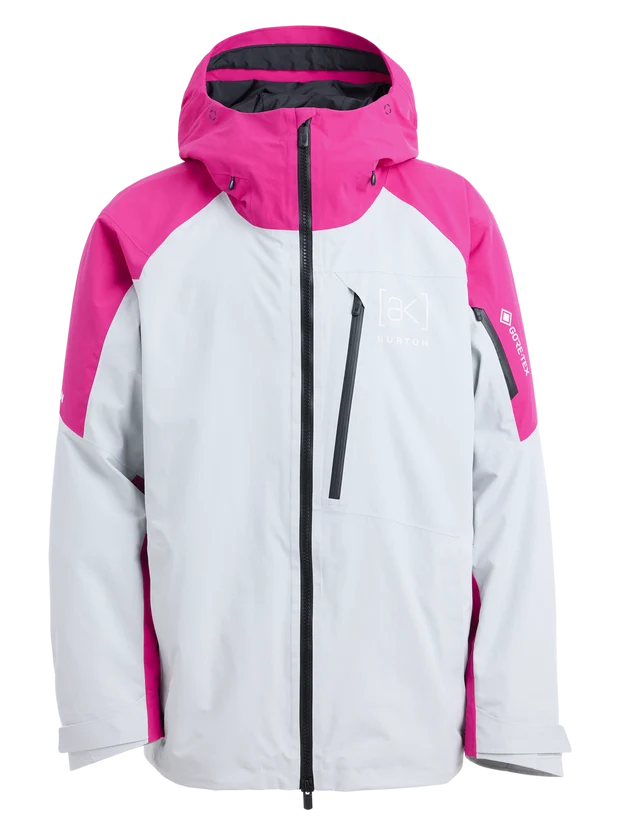 Burton Mens [Ak] Gore Cyclic Jacket Verry Berry Gray Cloud