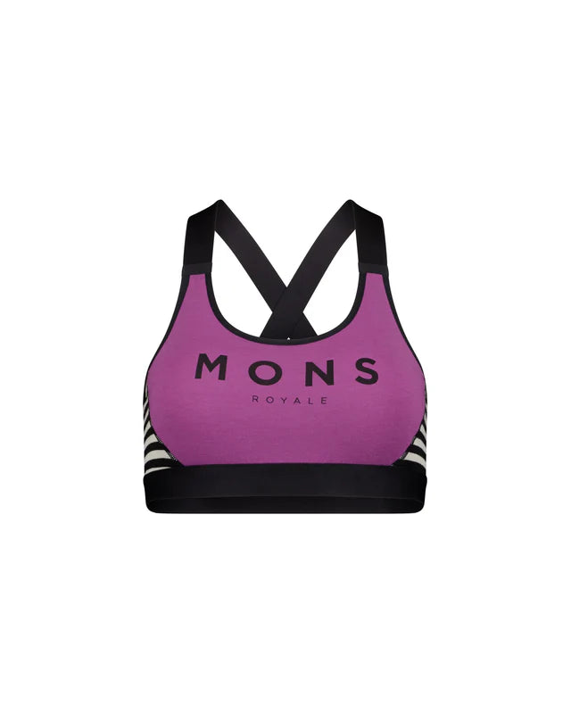 Mons Royale Womens Stella Merino X-Back Bra