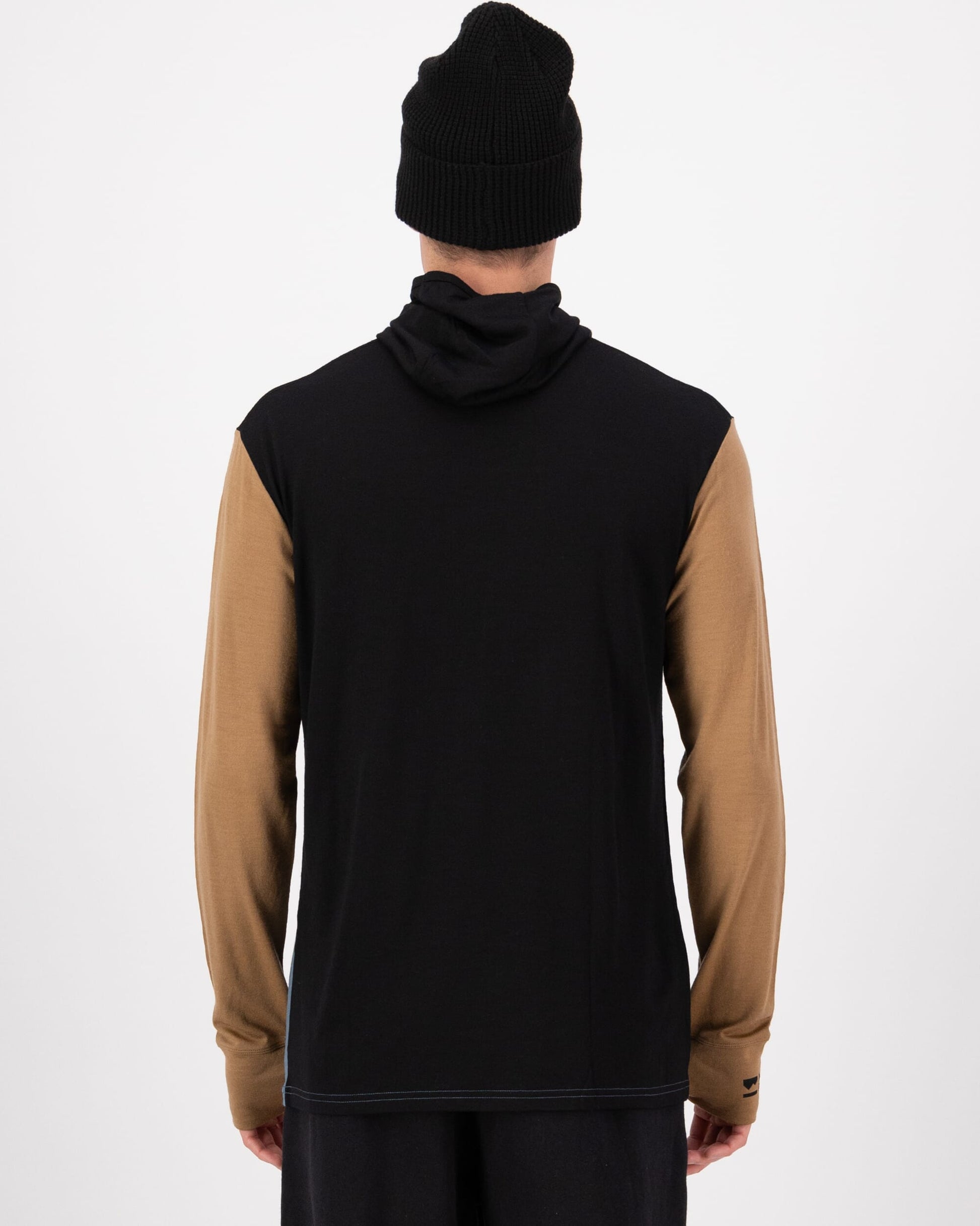 Mons Royale Mens Yotei Merino Powder Hood Long Sleeve