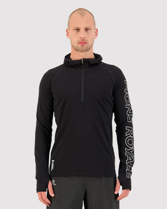 Mons Royale Mens Temple Merino Long Sleeve Hood