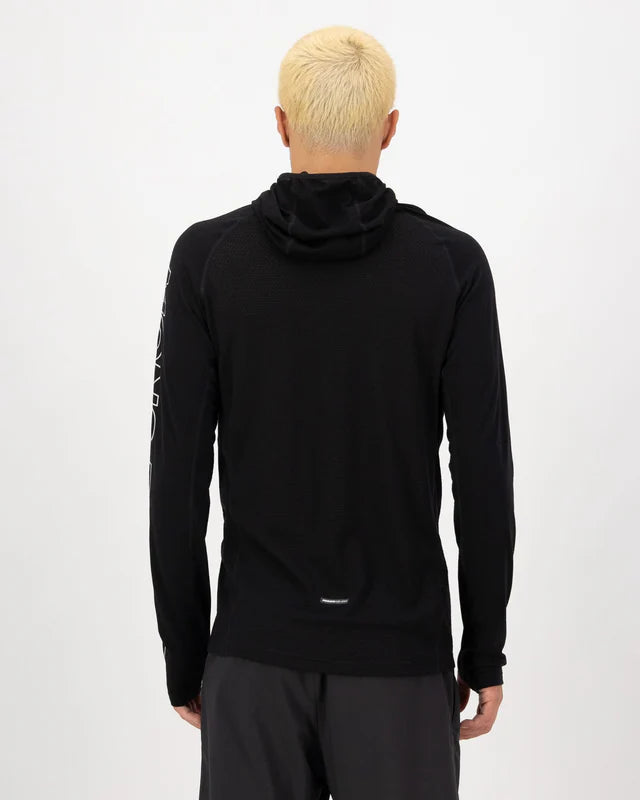 Mons Royale Mens Temple Merino Long Sleeve Hood
