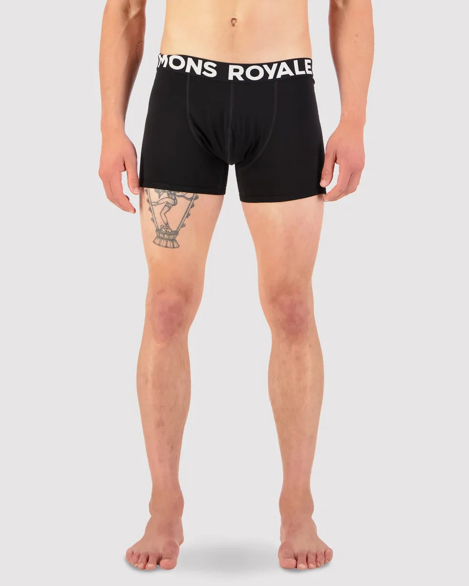 Mons Royale Mens Hold 'em Shorty Merino Boxer