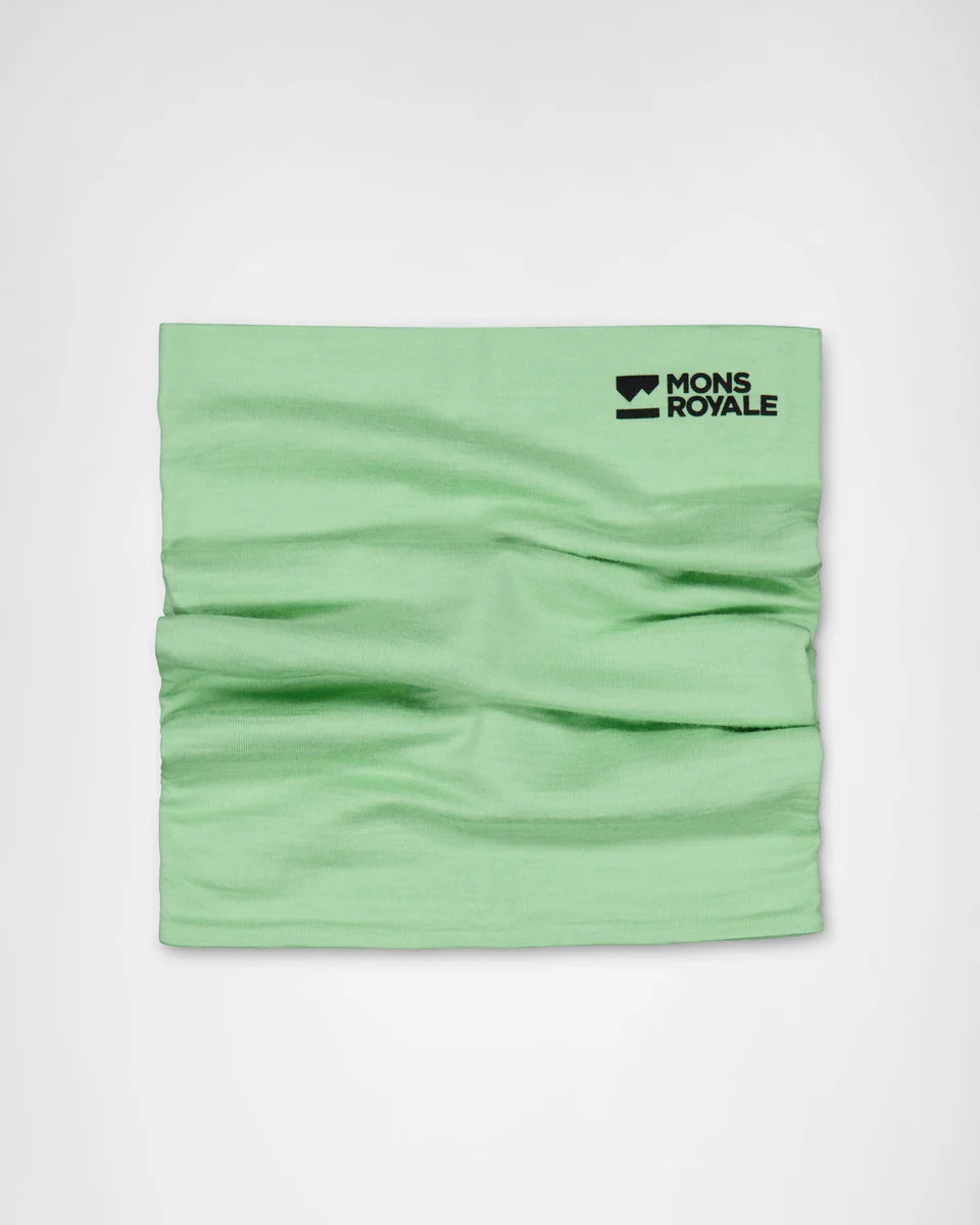 Mons Royale Double Up Merino Neckwarmer One Size Matcha