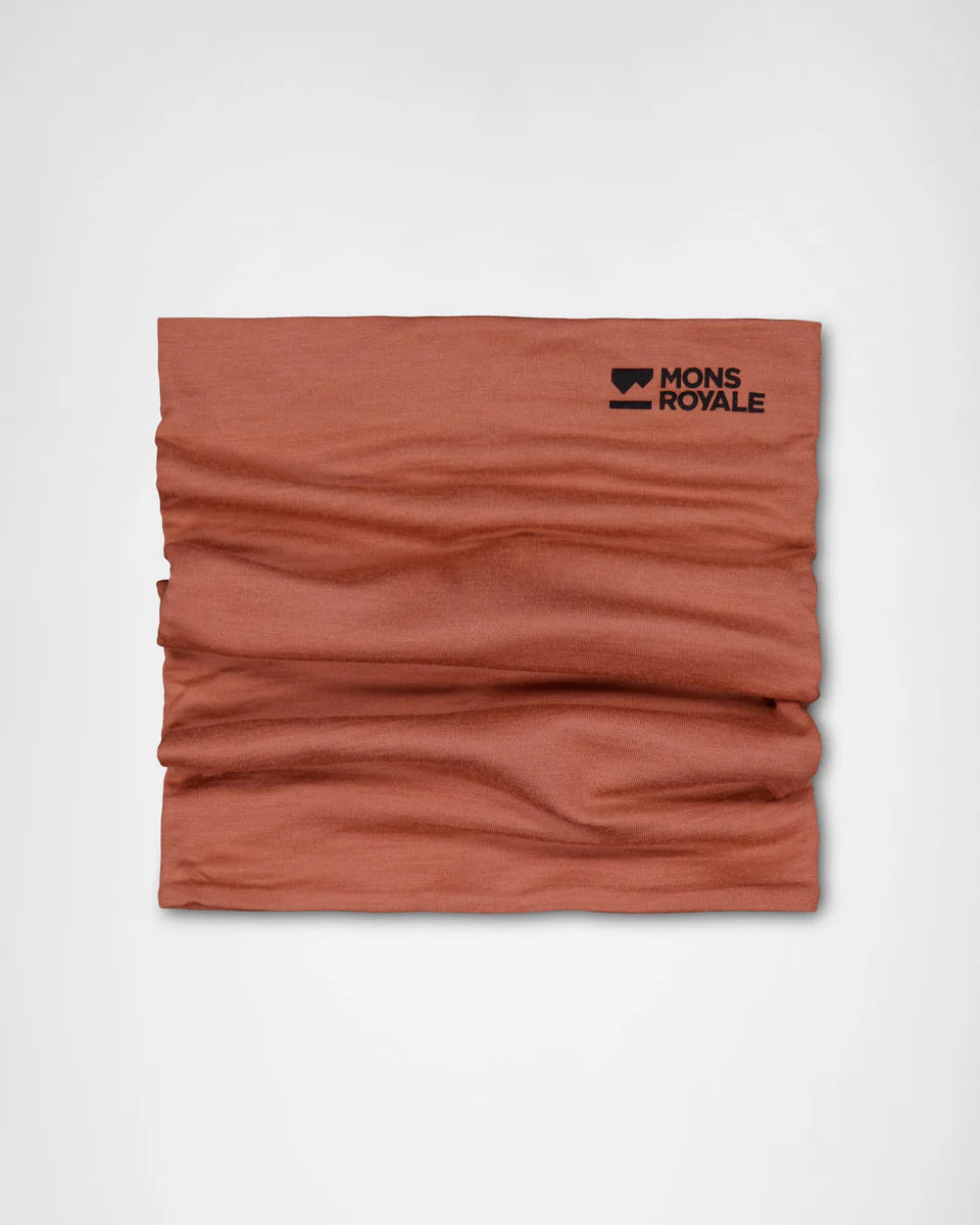 Mons Royale Double Up Merino Neckwarmer One Size Canyon Rose