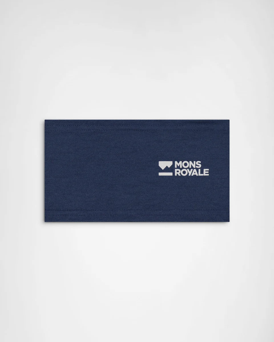 Mons Royale Haines Merino Headband One Size Midnight