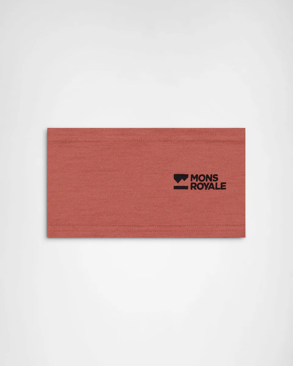 Mons Royale Haines Merino Headband One Size Canyon Rose