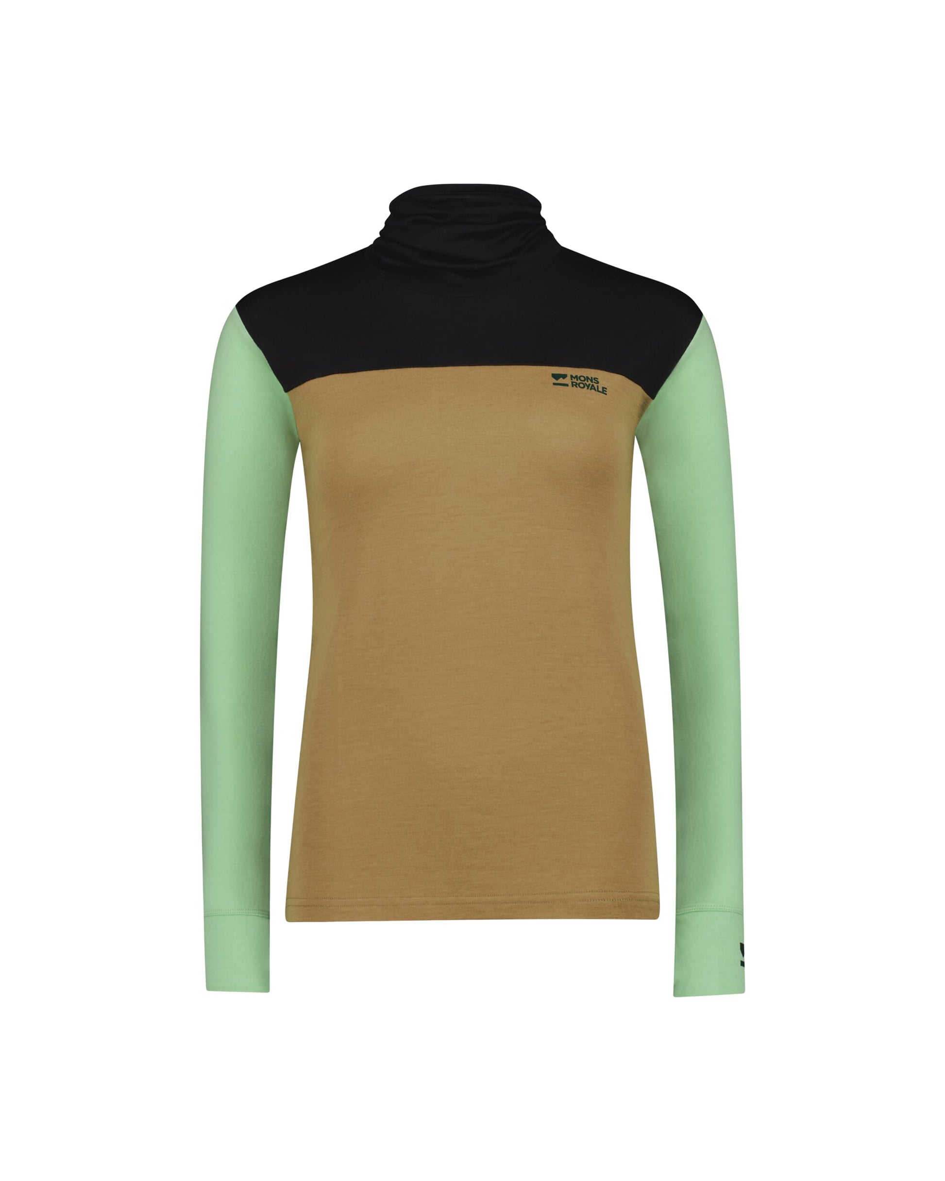 Mons Royale Womens Yotei Merino High Neck Long Sleeve