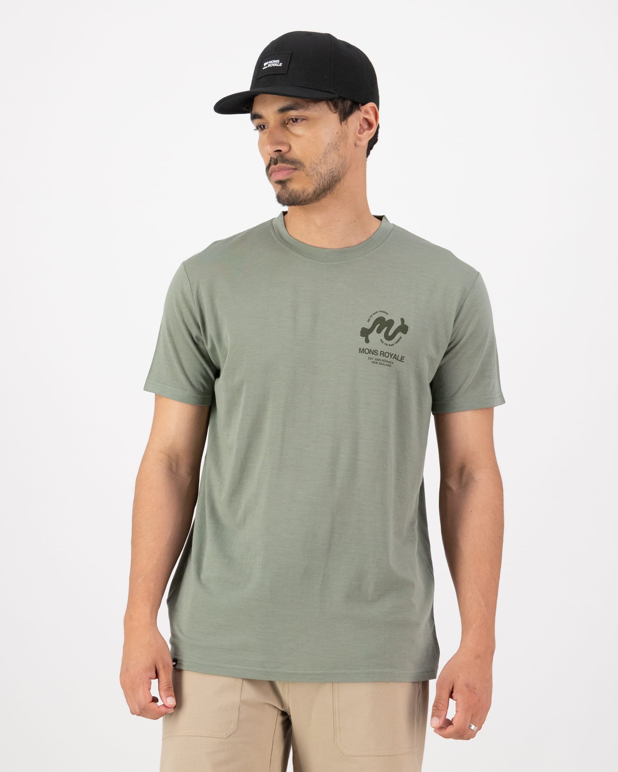 Mons Royale Mens Icon Merino Classic T-Shirt