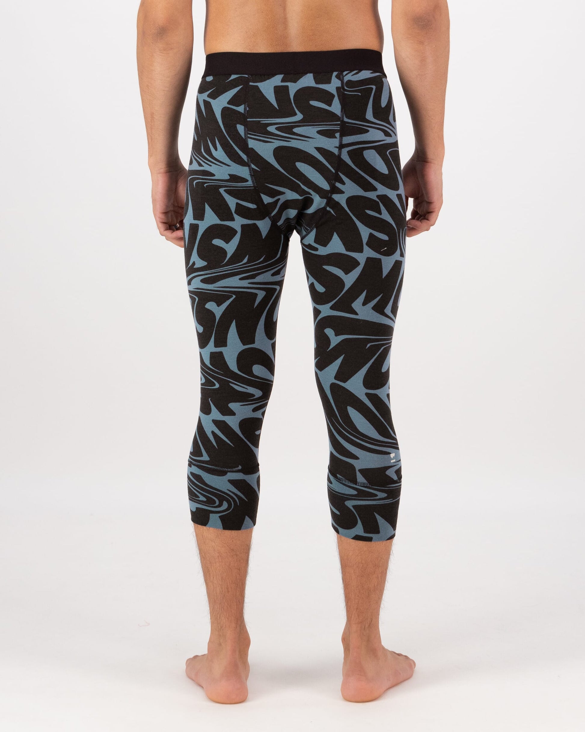 Mons Royale Mens Cascade Merino Base Layer 3/4 Legging