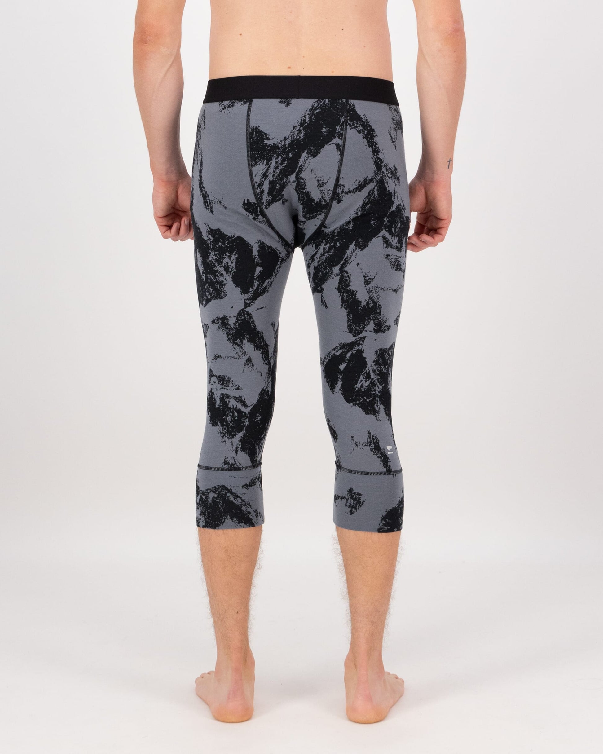 Mons Royale Mens Cascade Merino Base Layer 3/4 Legging