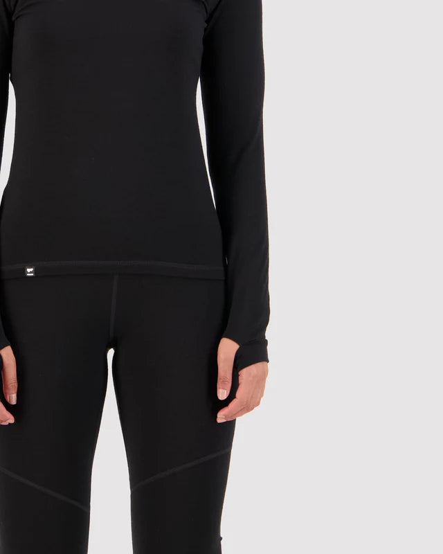 Mons Royale Womens Cascade Merino Base Layer Long Sleeve