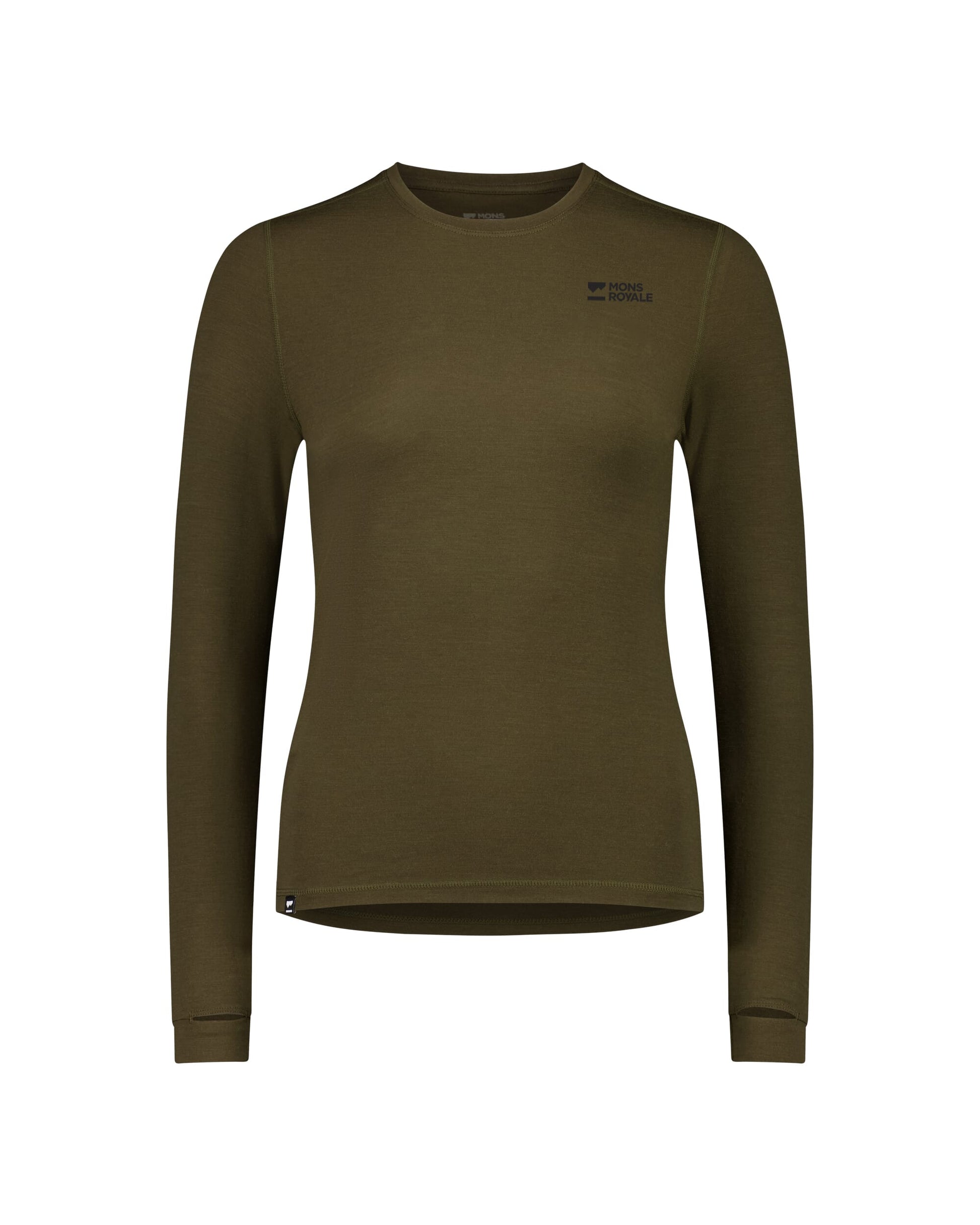 Mons Royale Womens Cascade Merino Base Layer Long Sleeve