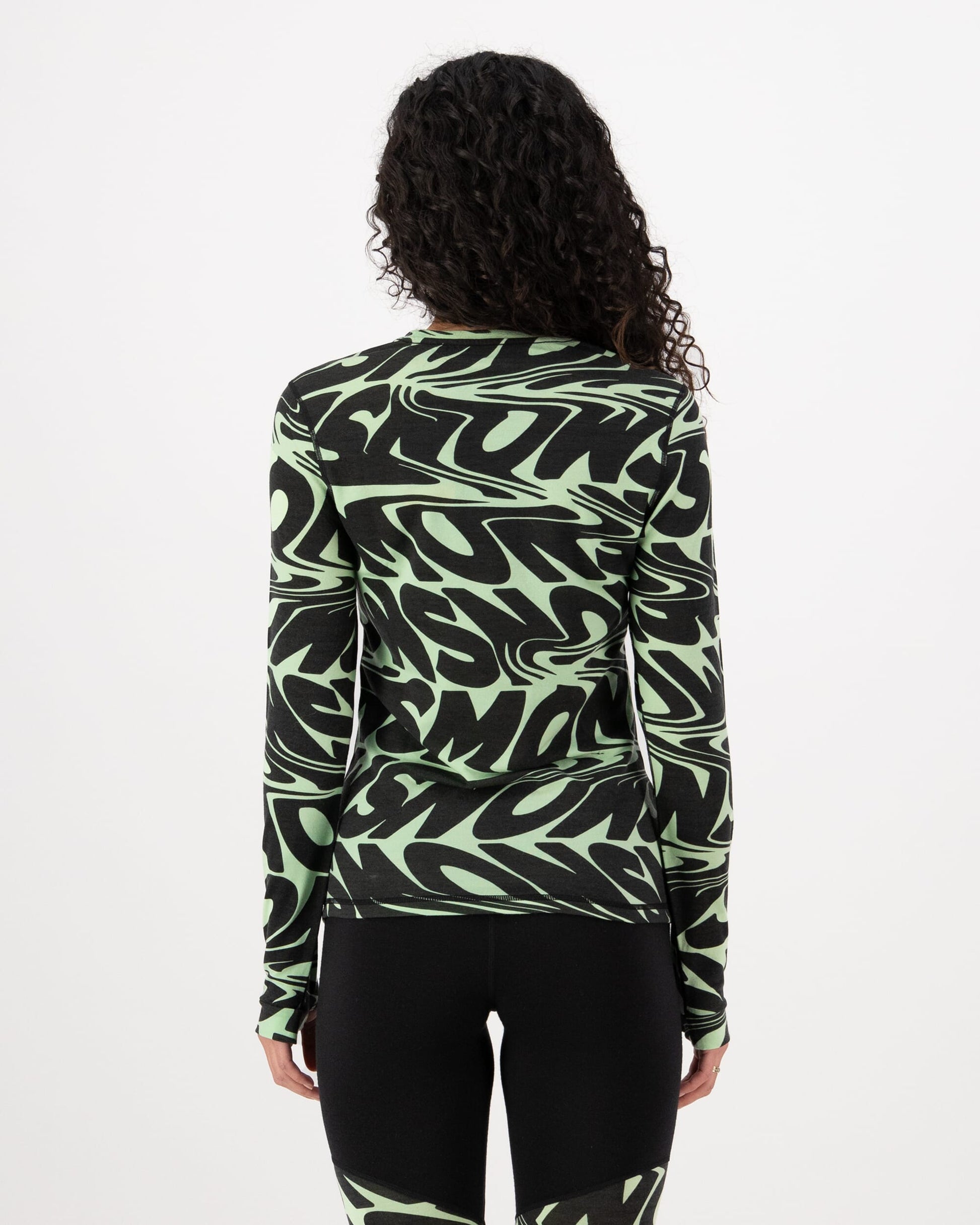 Mons Royale Womens Cascade Merino Base Layer Long Sleeve