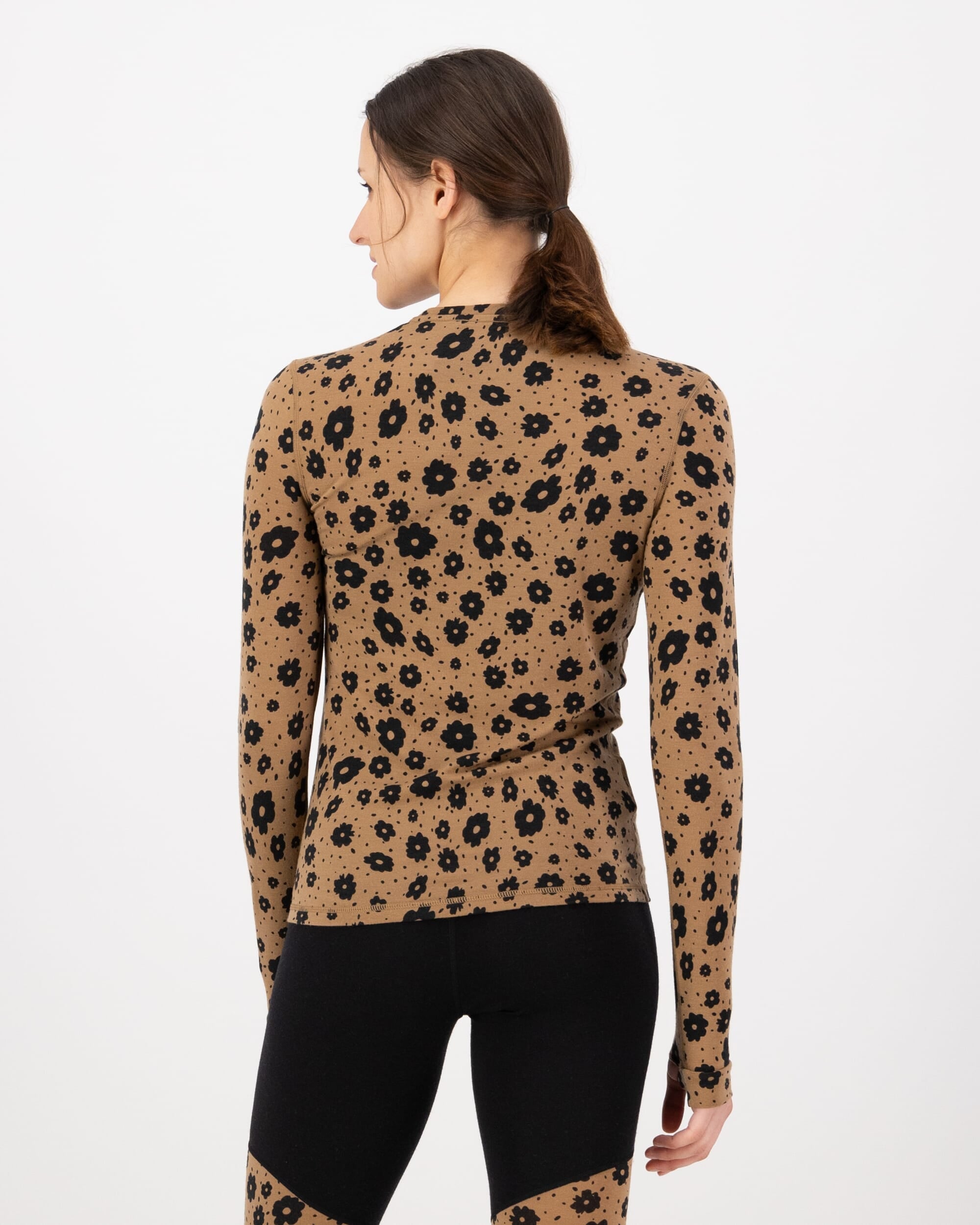 Mons Royale Womens Cascade Merino Base Layer Long Sleeve
