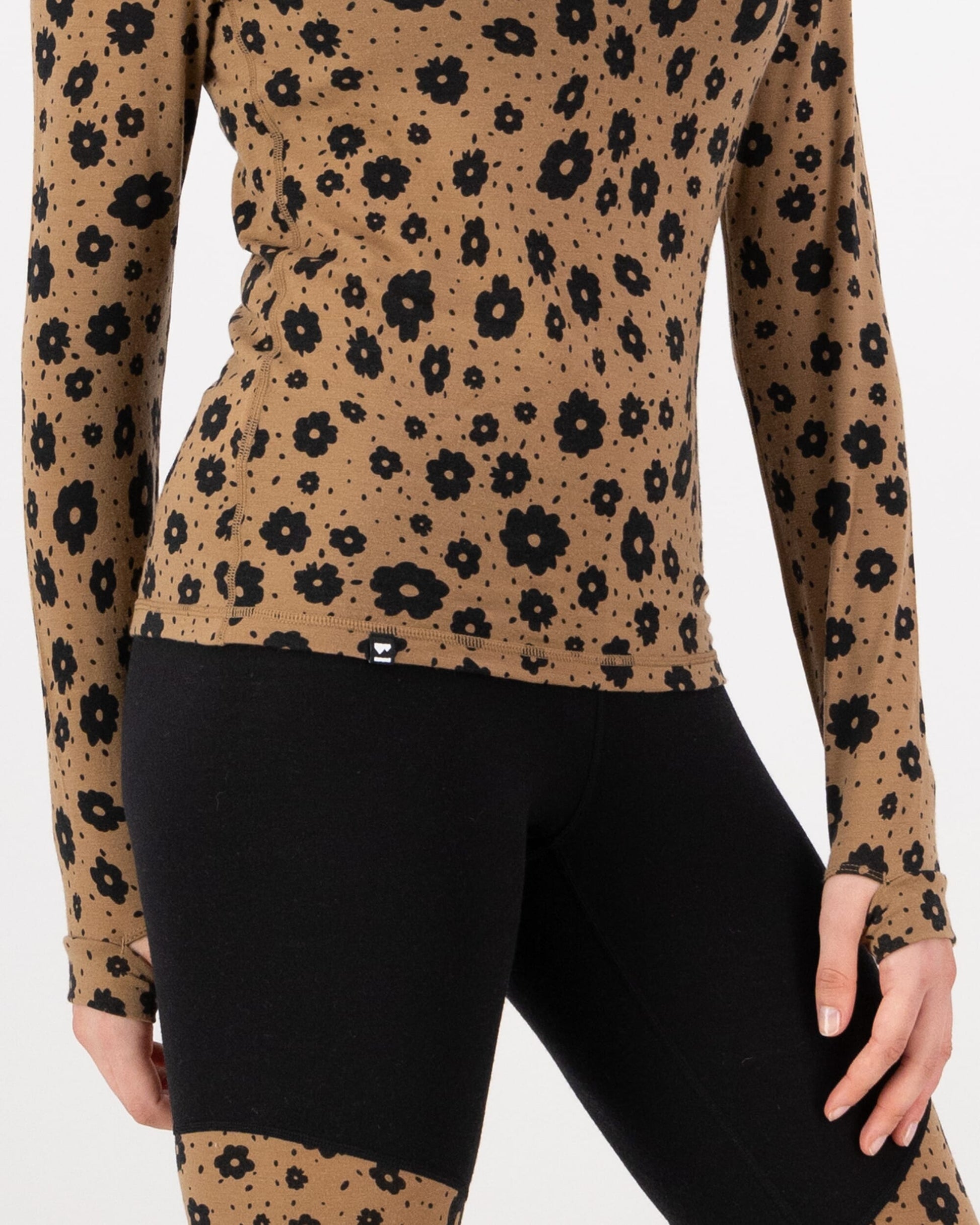 Mons Royale Womens Cascade Merino Base Layer Long Sleeve