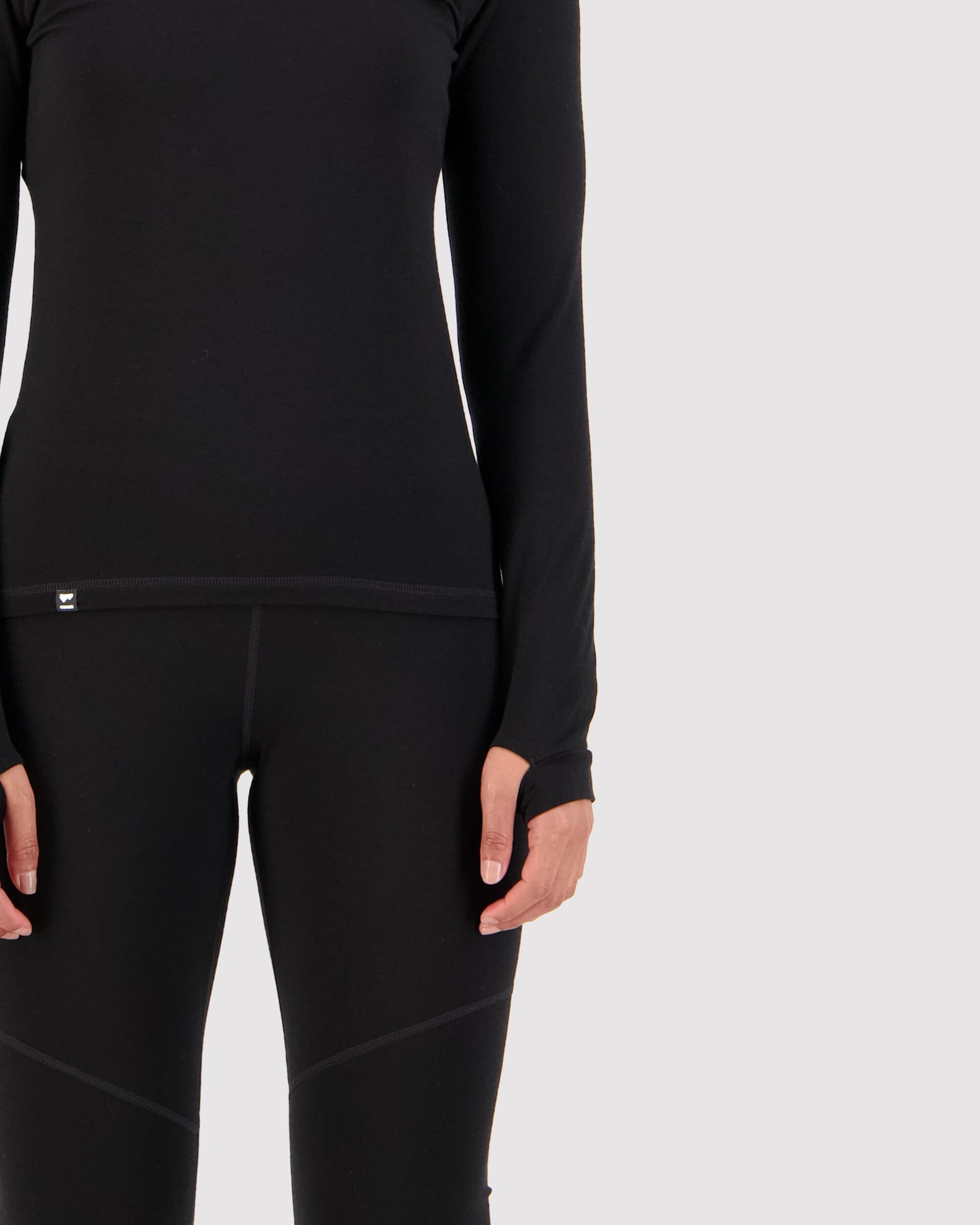 Mons Royale Womens Cascade Merino Base Layer 1/4 Zip Long Sleeve