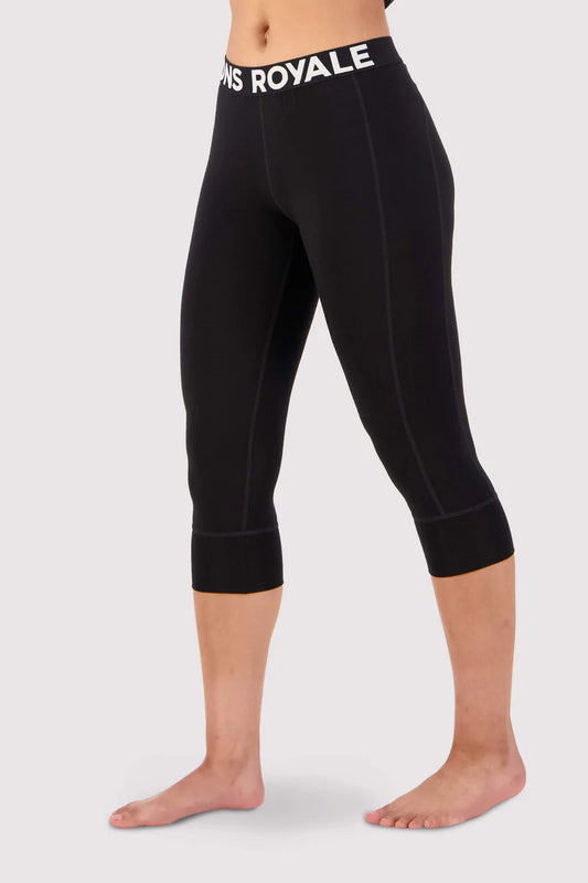 Mons Royale Womens Cascade Merino Flex 200 3/4 Legging