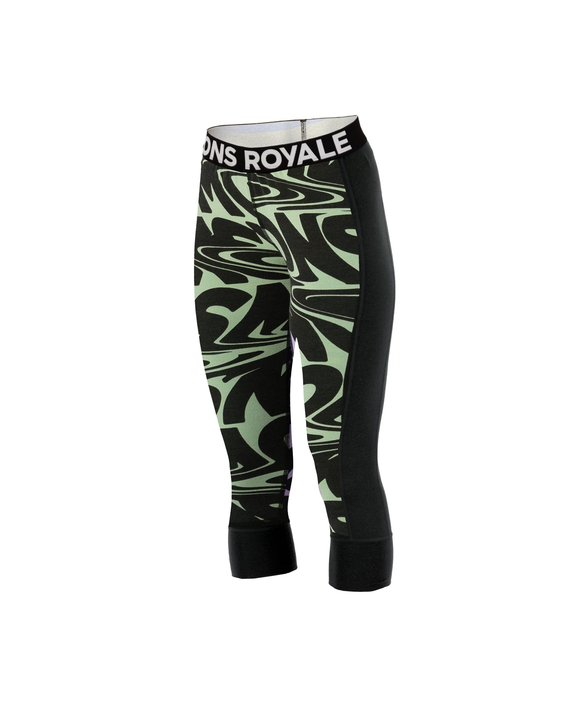 Mons Royale Womens Cascade Merino Base Layer 3/4 Legging