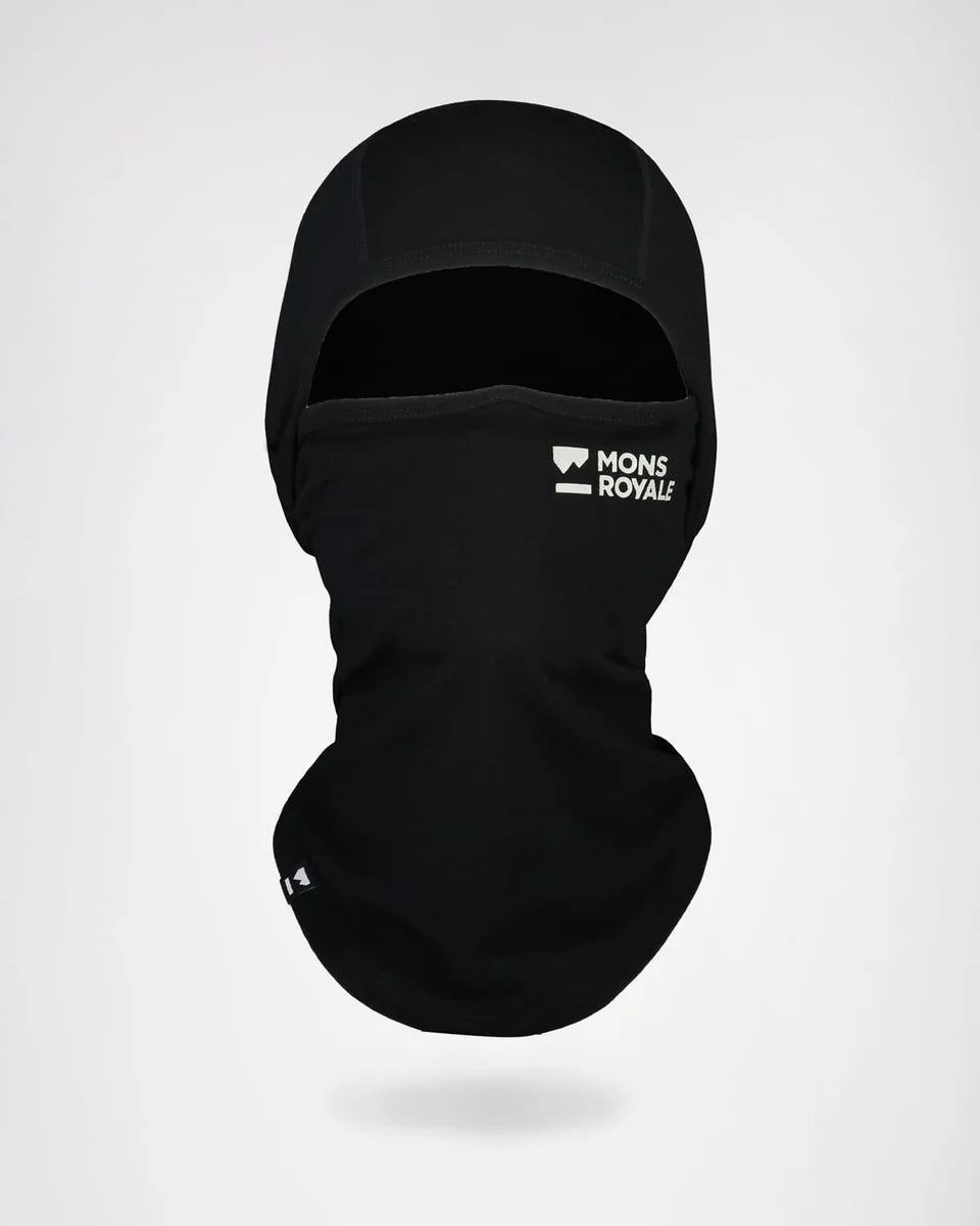 Mons Royale Santa Rosa Merino Balaclava Black