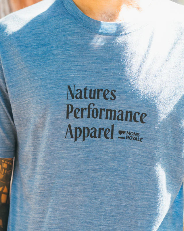 Mons Royale Mens Zephyr Merino Tencel T-Shirt