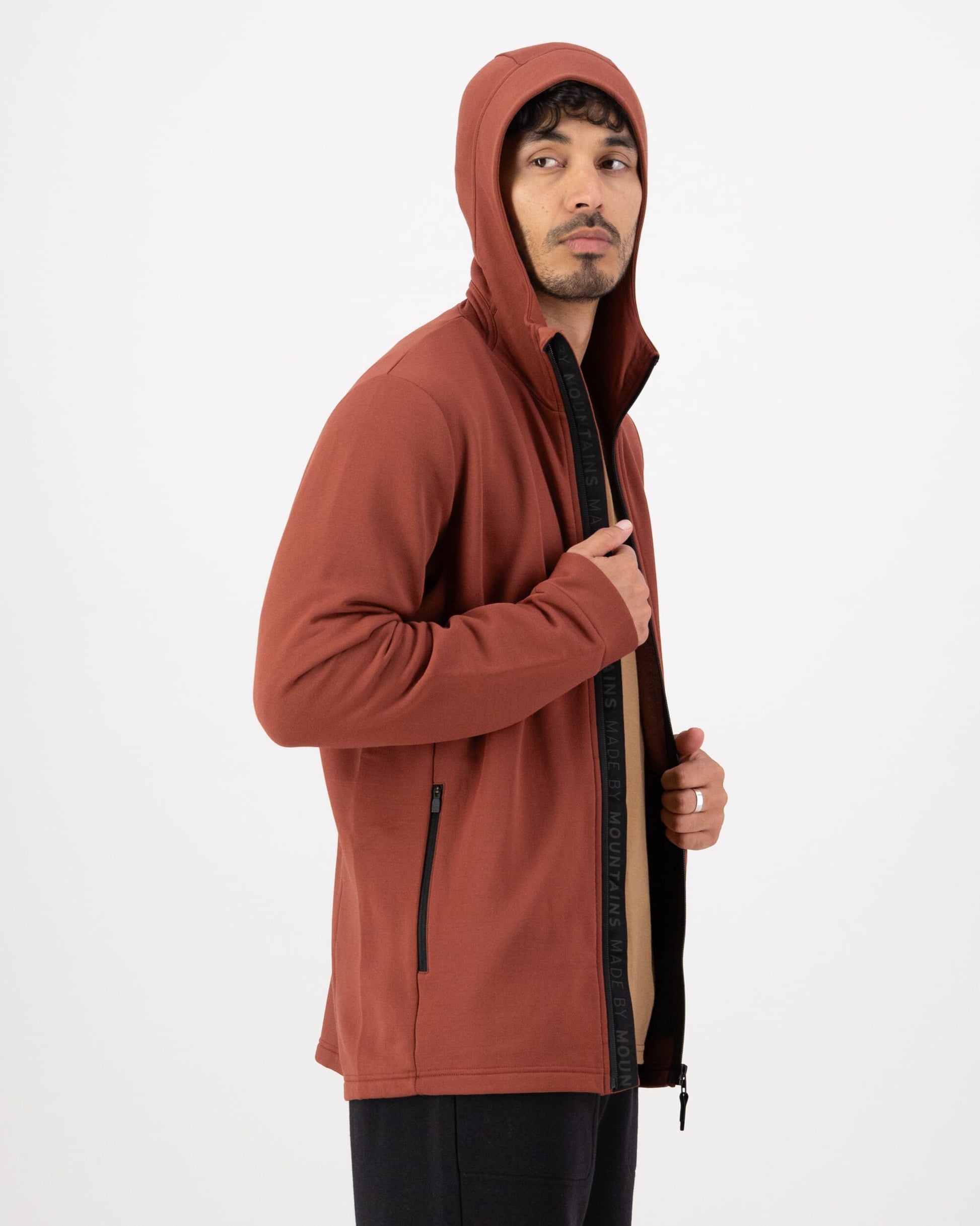 Mons Royale Mens Arcadia Merino Fleece Hoody