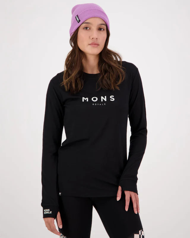 Mons Royale Womens Yotei Merino Classic Long Sleeve