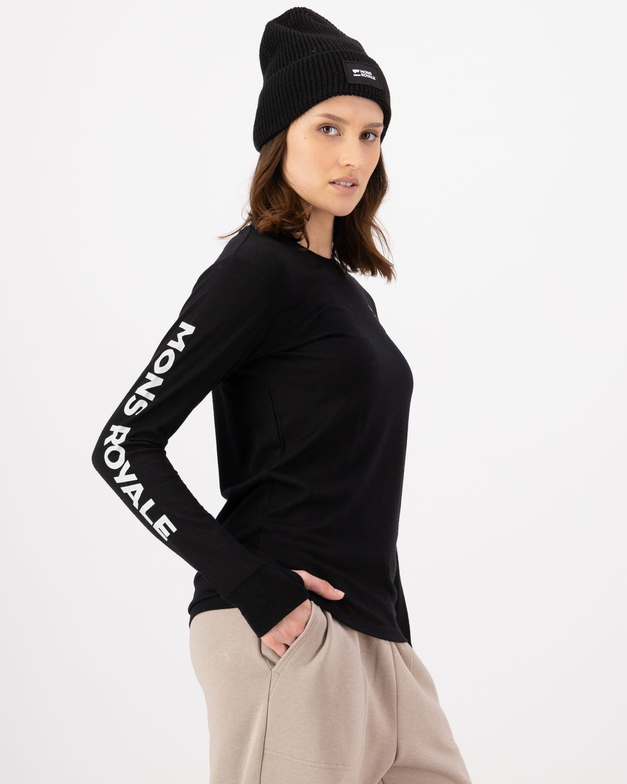 Mons Royale Womens Yotei Merino Classic Long Sleeve