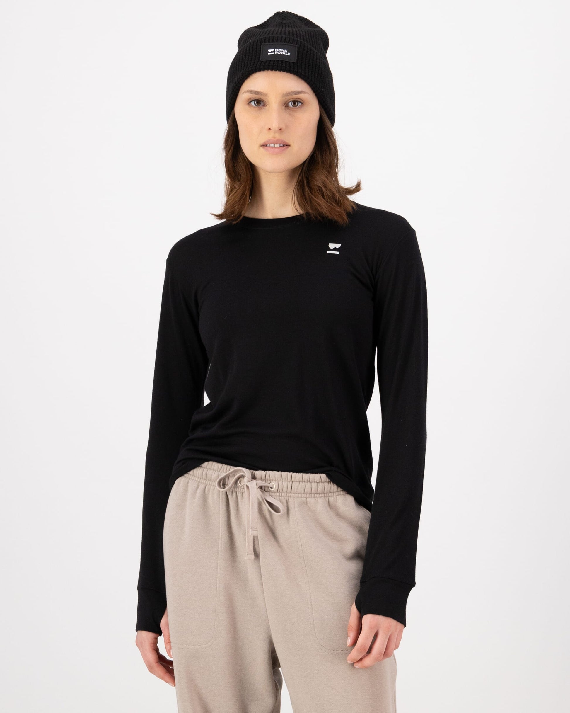 Mons Royale Womens Yotei Merino Classic Long Sleeve