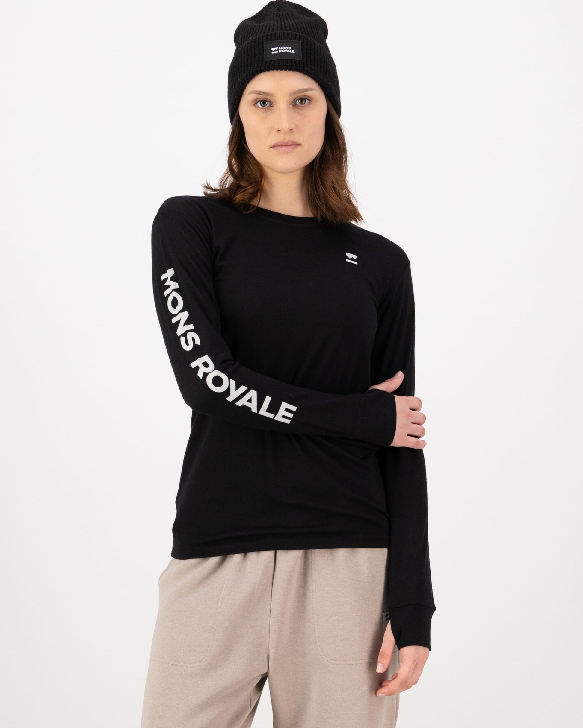 Mons Royale Womens Yotei Merino Classic Long Sleeve