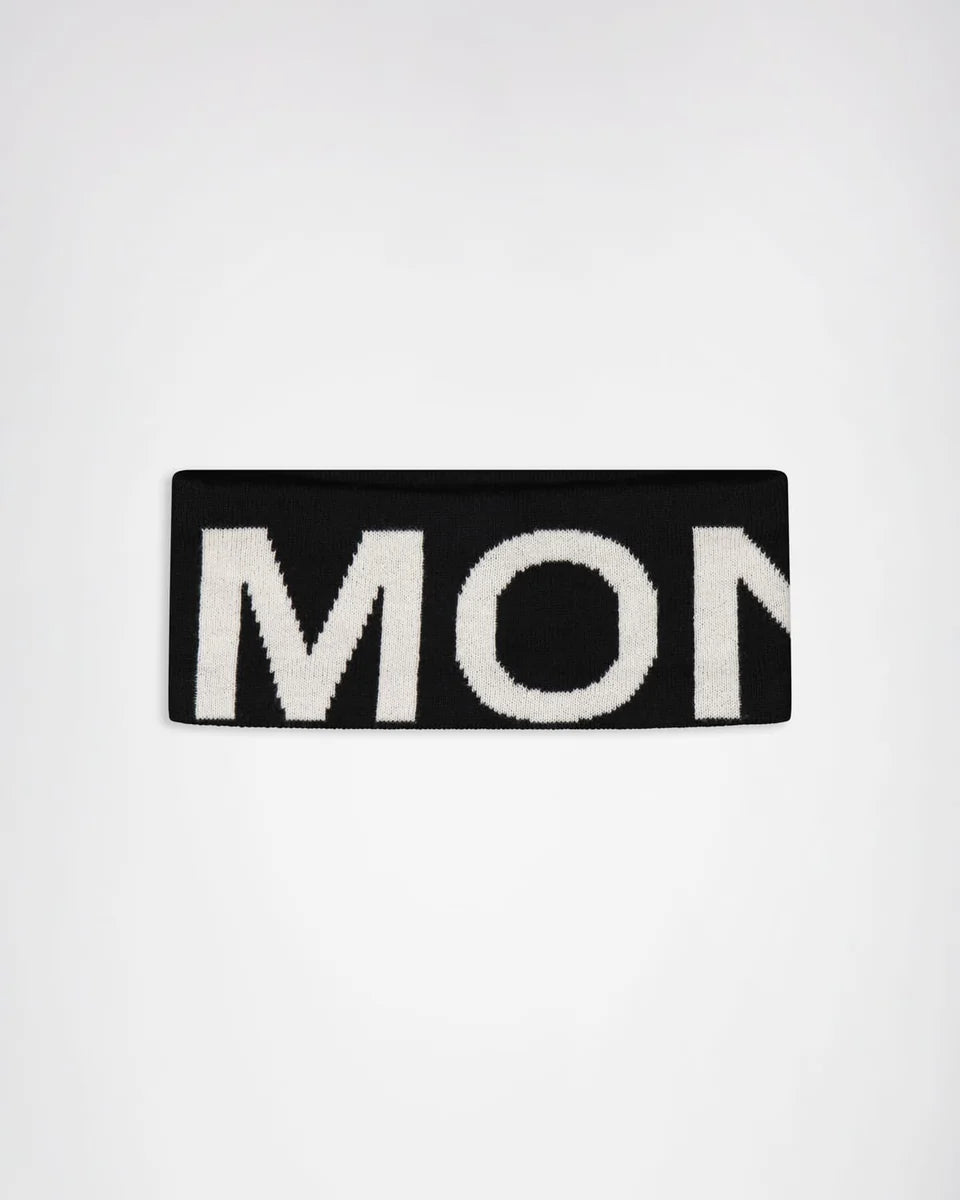 Mons Royale Arcadia Merino Headband One Size Black White
