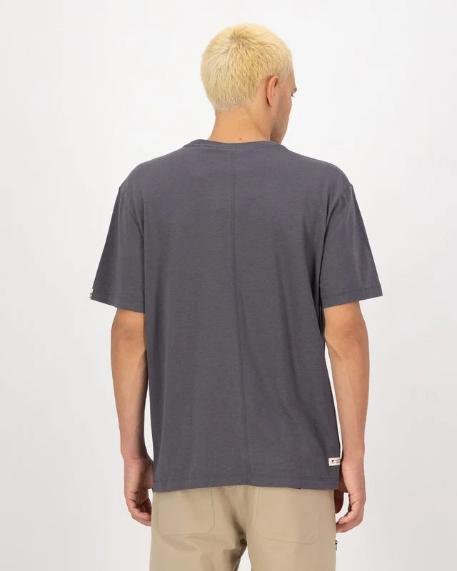 Mons Royale Mens Yonder Merino Organic Cotton T-Shirt