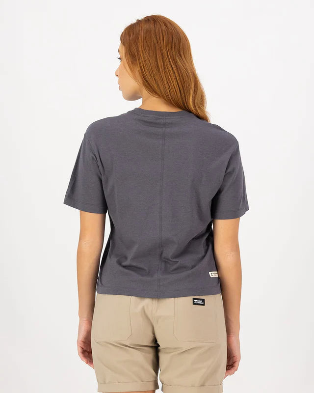 Mons Royale Womens Yonder Merino Organic Cotton T-Shirt