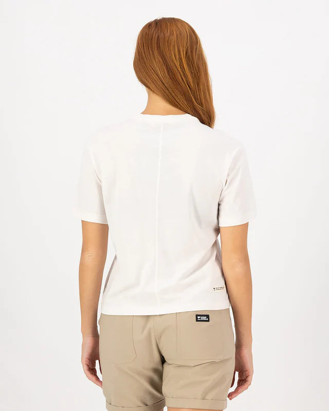 Mons Royale Womens Yonder Merino Organic Cotton T-Shirt