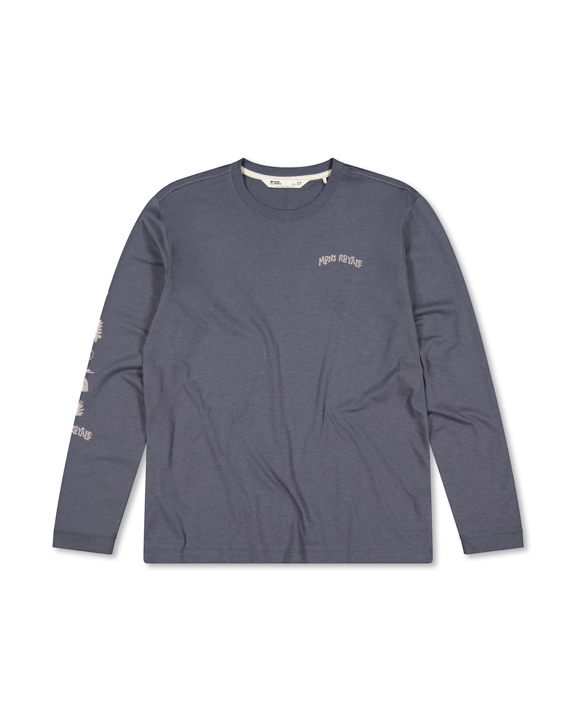 Mons Royale Mens Yonder Merino Organic Cotton Long Sleeve