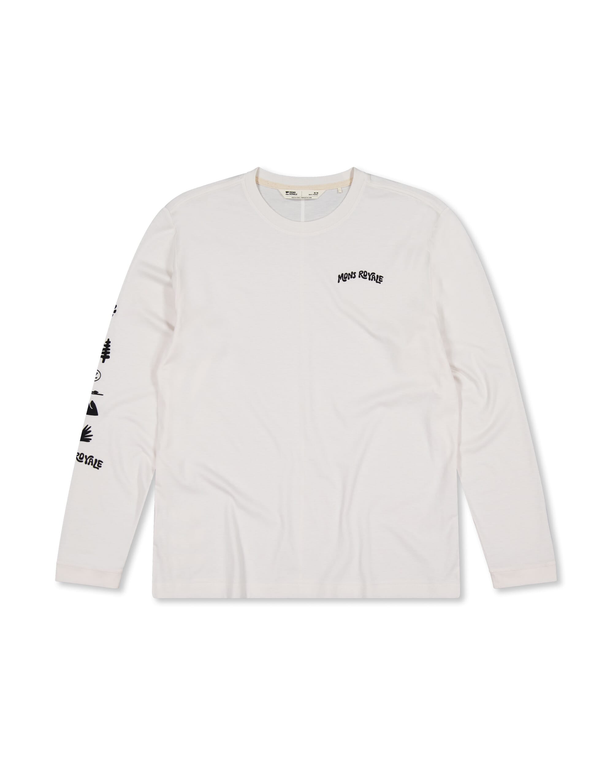 Mons Royale Mens Yonder Merino Organic Cotton Long Sleeve